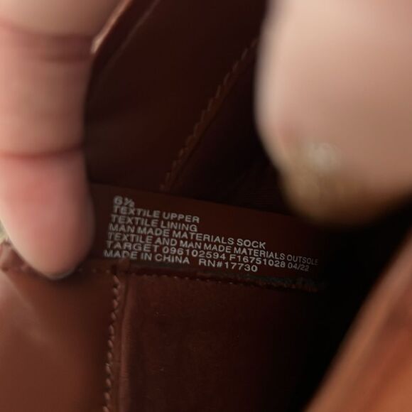 Universal Thread Malby Low Shaft Heeled Boots Rust Women's 6.5 - Picture 7 of 8